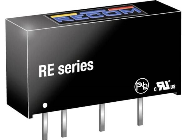 RECOM RE-2415S DC/DC-muunnin, piirilevy 15 66 mA 1 W Lähtöjen määrä: 1 x