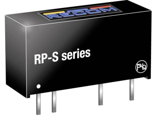RECOM RP-0524S DC/DC-muunnin, piirilevy 24 42 mA 1 W Lähtöjen määrä: 1 x