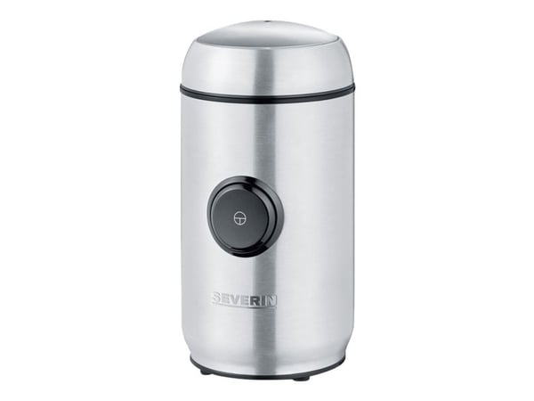 SEVERIN KM 3879 - Krydder/kaffe-kvern - 150 W - børstet rustfritt stål / svart