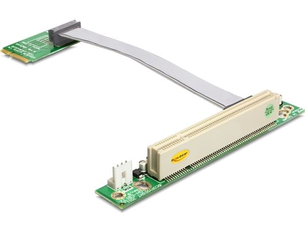 Delock Riser Card Mini PCI Express > PCI 32 Bit / 5 V left insertion - Stigekort