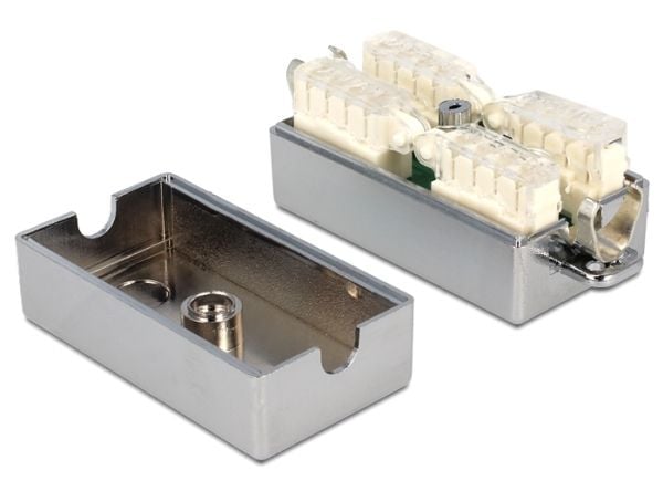 Delock - Kabelkopplingsbox - CAT 6a