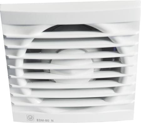 THERMEX 200.34.0801.2, Vegg, Baderom, Toalett, Hvit, IP44, Klasse II, 80 m³/t