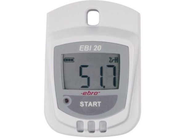 ebro EBI 20-TH1 multi-datalogger for luftfuktighet og temperatur -30 til +70 °C, 0 til 100 % RF