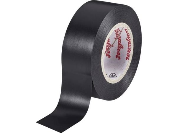 Coroplast 302-10-19BK PVC-tejp (L x B) 10 m x 19 mm – 1 st