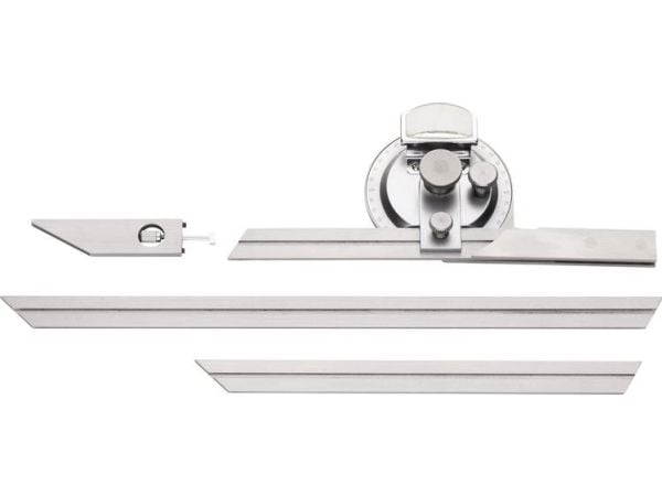Horex 2410522-ISO vinkelmålersett kalibrert (ISO) 180° – sett med 5 stk.