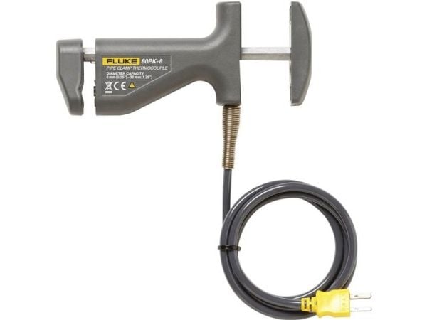 Fluke 80PK-8 rørsensor, kalibrert (ISO) -29 til +149 °C, type K