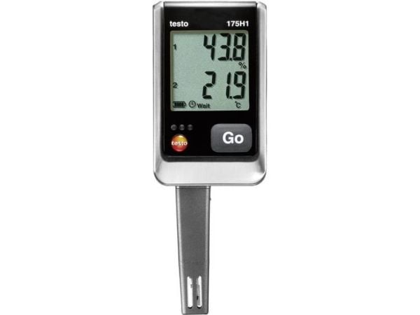 testo 175 H1 Multi-datalogger Kalibreret (ISO) Mål Temperatur, Luftfugtighed -20 till +55 °C 0 till 100 % rF