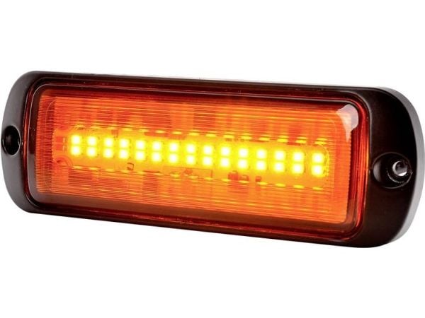 WAS frontlys W218 1469 ECO 12 V/DC, 24 V/DC via ledningsnett, skrumontering orange