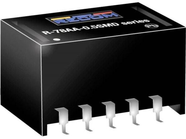 RECOM R-78AA15-0.5SMD DC/DC-muunnin, SMD 15 500 mA Lähtöjen lukumäärä: 1 x