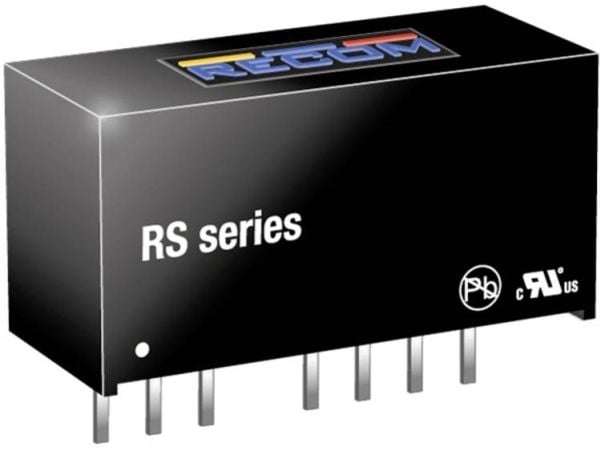 RECOM RS-1205S DC/DC-muunnin, tulostus 5 400 mA 2 W Lähtöjen määrä: 1 x