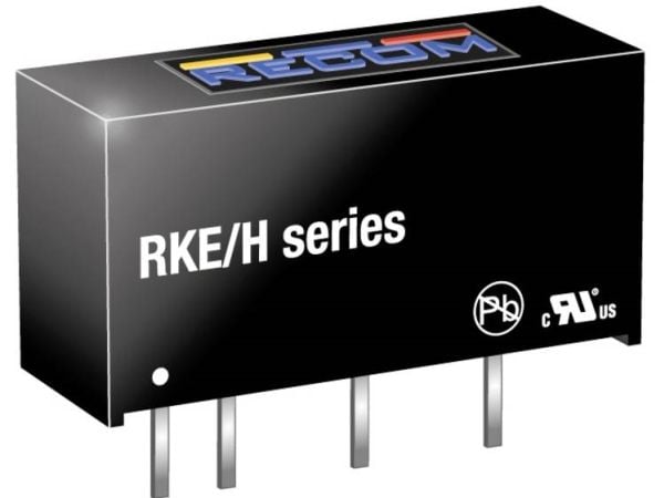 RECOM RKE-1205S/H DC/DC-muunnin, tulostus 5 200 mA 1 W Lähtöjen määrä: 1 x