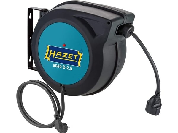 HAZET 9040D-2.5, Sort, Blå, 230 V, 20 m, IP20, 9,2 kg