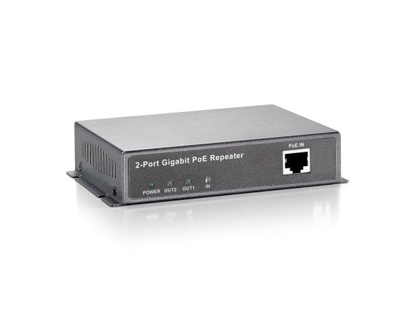 LevelOne POR-0122 - Forsterker - 1GbE - 10Base-T, 100Base-TX, 1000Base-T - 2 porter - RJ-45 / RJ-45 - opp til 100 m - for P/N: FSW-0822 520822