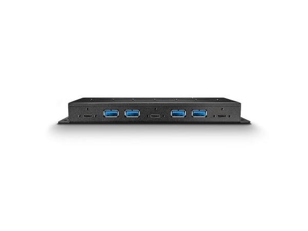 Lindy 43275, USB 3.2 Gen 2 (3.1 Gen 2) Type-A, USB 3.2 Gen 1 (3.1 Gen 1) Type-A, USB 3.2 Gen 1 (3.1 Gen 1) Type-C, 10000 Mbit/s, Musta, Metalli, CE...