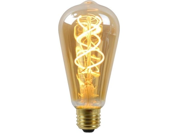 Lucide ravfarget LED-pære E27 5W varm Lucide LED 49034/05/62