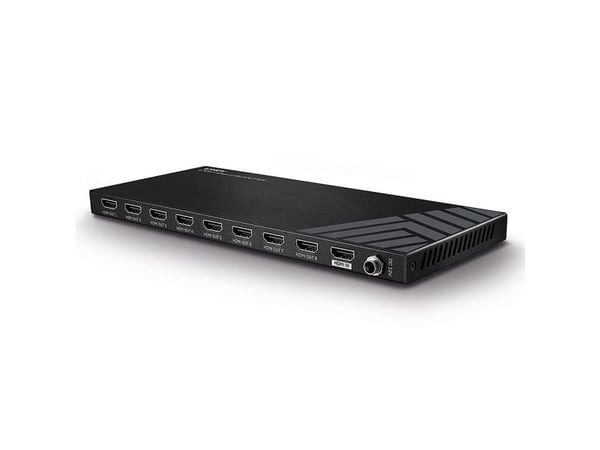 Lindy 38237, HDMI, 8x HDMI, 3840 x 2160 piksler, Svart, Metall, 4K Ultra HD