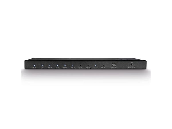 Lindy 38237, HDMI, 8x HDMI, 3840 x 2160 piksler, Svart, Metall, 4K Ultra HD