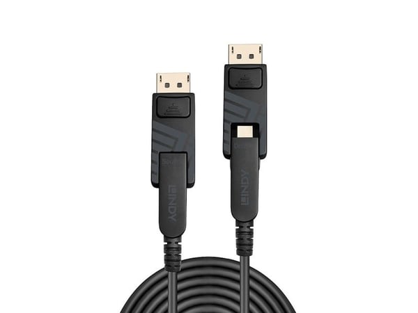 Lindy 38483, 40 m, Mini DisplayPort, Mini DisplayPort, Hankjønn, Hankjønn, 7680 x 4320 piksler