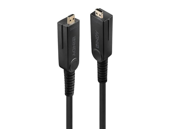 LINDY Liitäntäkaapeli HDMI-Micro-D-liitin, HDMI-Micro-D-liitin 20,00 m Musta 38321 #####K UHD HDMI-kaapeli