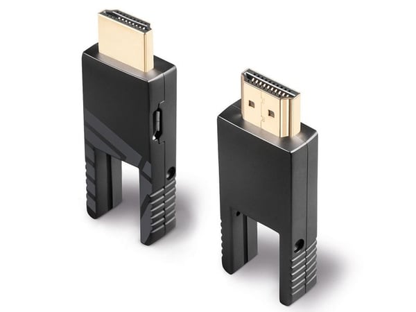 Lindy 38326, 100 m, HDMI Type D (Mikro), HDMI Type D (Mikro), 18 Gbit/s, Svart