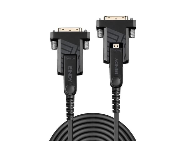 Lindy 38325, 70 m, HDMI Type D (Mikro), HDMI Type D (Mikro), 18 Gbit/s, Svart