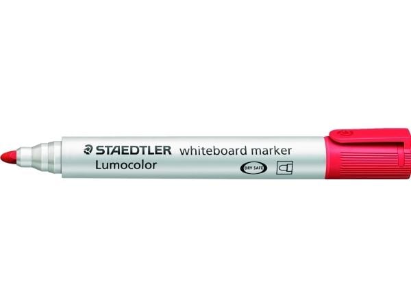 Staedtler Lumocolor , 4 kpl, Musta, Sininen, Vihreä, Punainen, Pyöreä pää, Monivärinen, Polypropeeni (PP), 2 mm