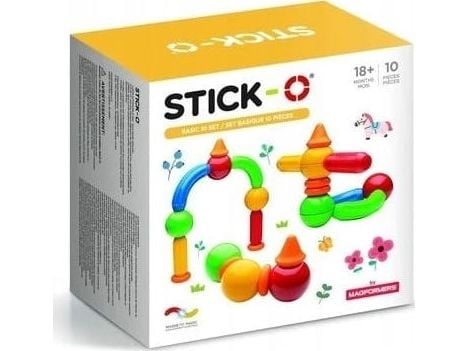 MAGFORMERS Stick-O Basic magnetiske byggeklosser 10 deler 901001