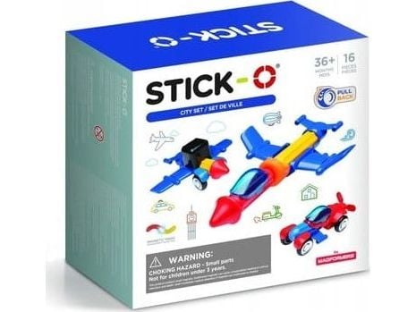 MAGFORMERS magnetiske byggesteiner City-sett med 16 deler 902003