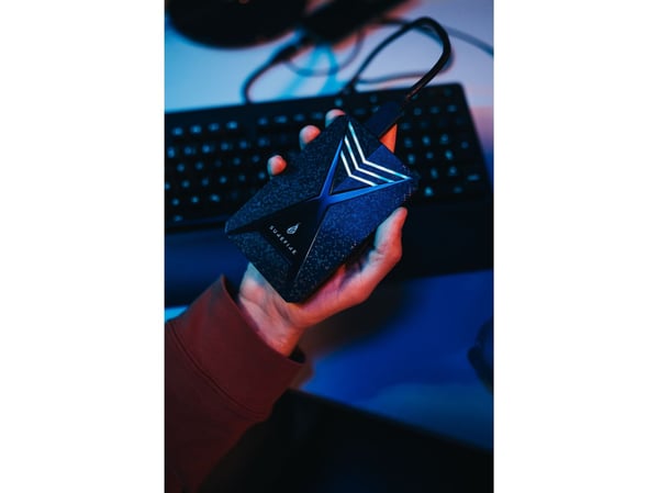 Surefire Gaming GX3 - Harddisk - SDD - 1 TB - Ekstern - USB 3.2 Gen 1 - Sort