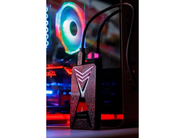 Surefire Gaming GX3 - Harddisk - SDD - 1 TB - Ekstern - USB 3.2 Gen 1 - Sort