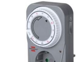 Brennenstuhl MC 120, Harmaa, Analoginen, Rotaatio, IP20, 230 V, 50 Hz