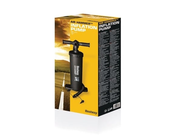 Bestway 62030, Gulvluftpumpe, Gummibåt, Sort, 3,5 l/syklus, 480 mm, 935 g