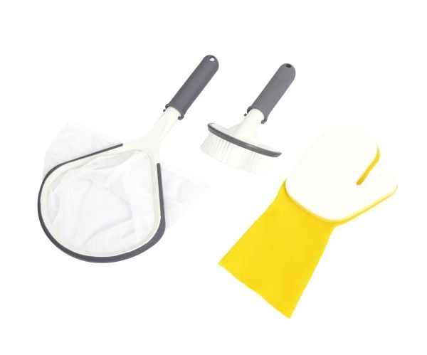 Bestway 60310, Rengjøringssett, Alle merker, Grå, Hvit, Gult, 394 g, Full farge boks, 80 mm