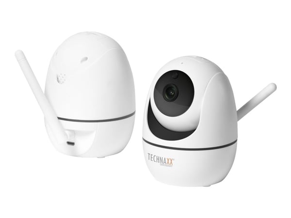 Technaxx TX-146, IP-turvakamera, Sisätila, Langaton, Ulkoinen, Pöytä/Seinä, musta, Valkoinen