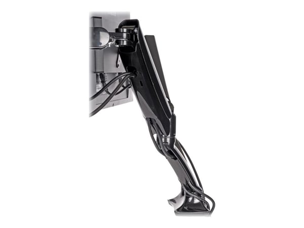 Iiyama DS3002C-B1 - Monteringssett - justerbar arm - for 2 skjermer - svart - skjermstørrelse: 10"-27" - skrivebordsmonterbar