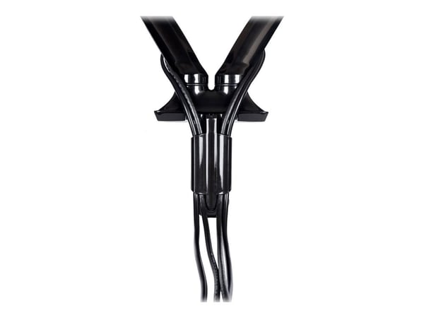 Iiyama DS3002C-B1 - Monteringssett - justerbar arm - for 2 skjermer - svart - skjermstørrelse: 10"-27" - skrivebordsmonterbar