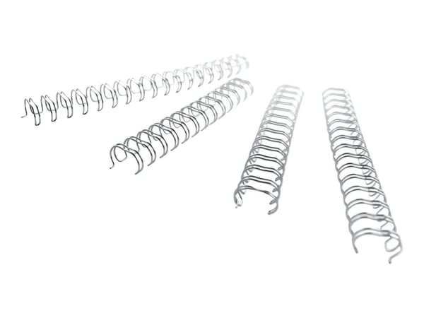 GBC WireBind - 14 mm - 34 ringar - A4 (210 x 297 mm) - 125 ark - silver - 100 stk bindningstråd - för WireBind W20, W25E; Rexel WB606