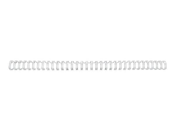 GBC WireBind - 14 mm - 34 ringar - A4 (210 x 297 mm) - 125 ark - silver - 100 stk bindningstråd - för WireBind W20, W25E; Rexel WB606