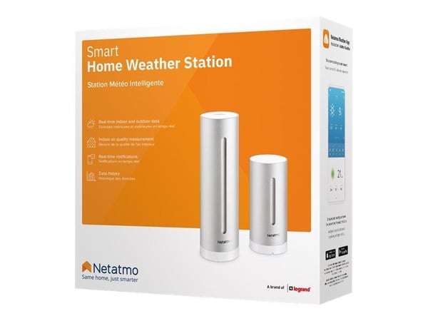 Netatmo Smart Home - Værstasjon - grå aluminium