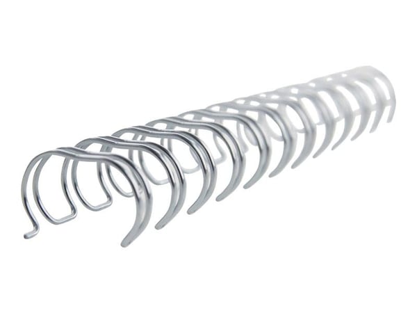 GBC WireBind - 14 mm - 34 ringar - A4 (210 x 297 mm) - 125 ark - silver - 100 stk bindningstråd - för WireBind W20, W25E; Rexel WB606