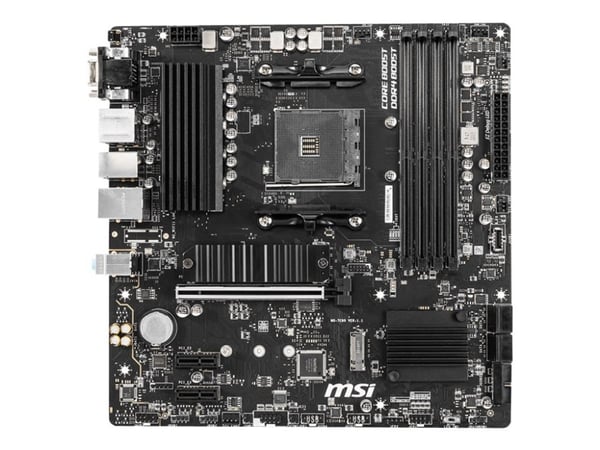 MSI B550M PRO-VDH - Hovedkort - micro ATX - Socket AM4 - AMD B550 Chipset - USB-C Gen1, USB 3.2 Gen 1 - Gigabit LAN - innbygd grafikk (CPU kreves) ...