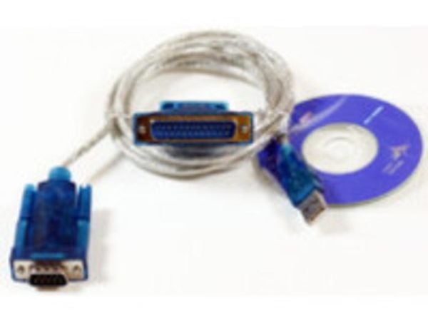 Microconnect USBADB25, Läpinäkyvä, 1,8 m, USB A-tyyppi, DB-9, Uros, Uros