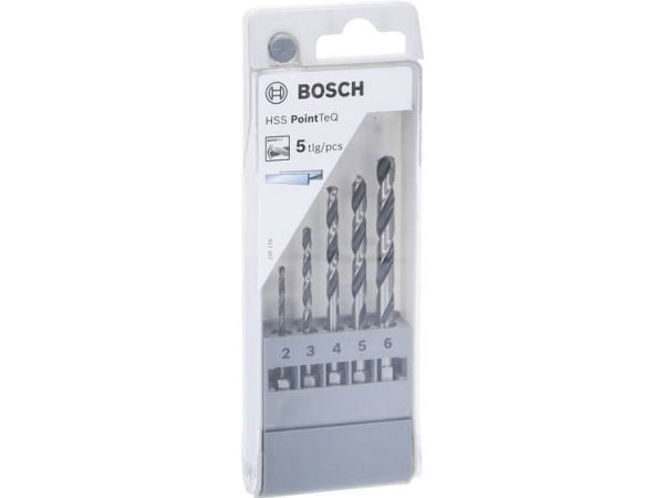 Bosch METALBORSÆT POINTTEQ HEX HSS 2-6MM 5DELE
