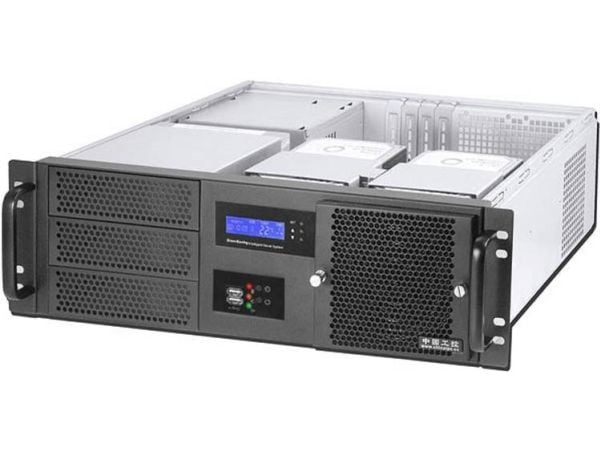 RealPower RPS19-G3380, Ställning, Server, Svart, ATX, SGCC, 3U