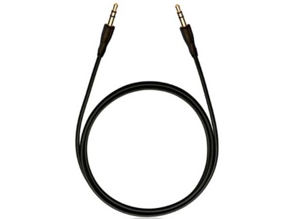 RCA D1C84017 ljudanslutningskabel [1x 3,5 mm jack - 1x 3,5 mm jack] 0,75 m svart