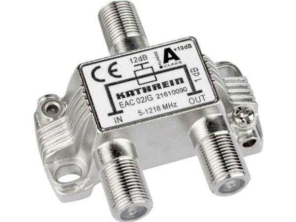 Kathrein EAC 02/G, 75 O, 5 - 1218 MHz, Hopea, Sinkki, F, 51,6 mm