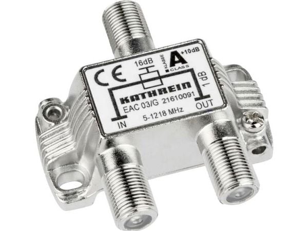 Kathrein EAC 03/G, 75 O, 5 - 1218 MHz, Hopea, Sinkki, F, 51,6 mm