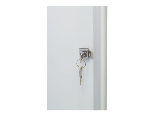 Nobo lukollinen ilmoitustaulu 9XA4 Slimline, Sisätila, Valkoinen, Alumiini, 9 x A4, Liuku, Lasi