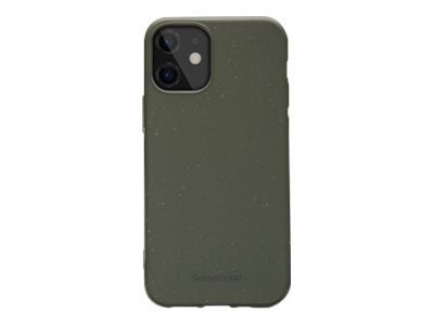 dbramante1928 Grenen - Baksidedeksel for mobiltelefon - biodegraderbart plantebasert materiale - mørk olivengrønn - 5.4" - for Apple iPhone 12 mini