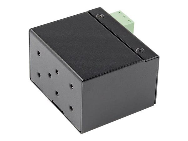 Startech Industrial Fiber to Ethernet Media Converter, 100Mbps SFP to RJ45/Cat6, Singlemode/Multimode Optical Fiber to Copper Network, 12-56V DC, I...